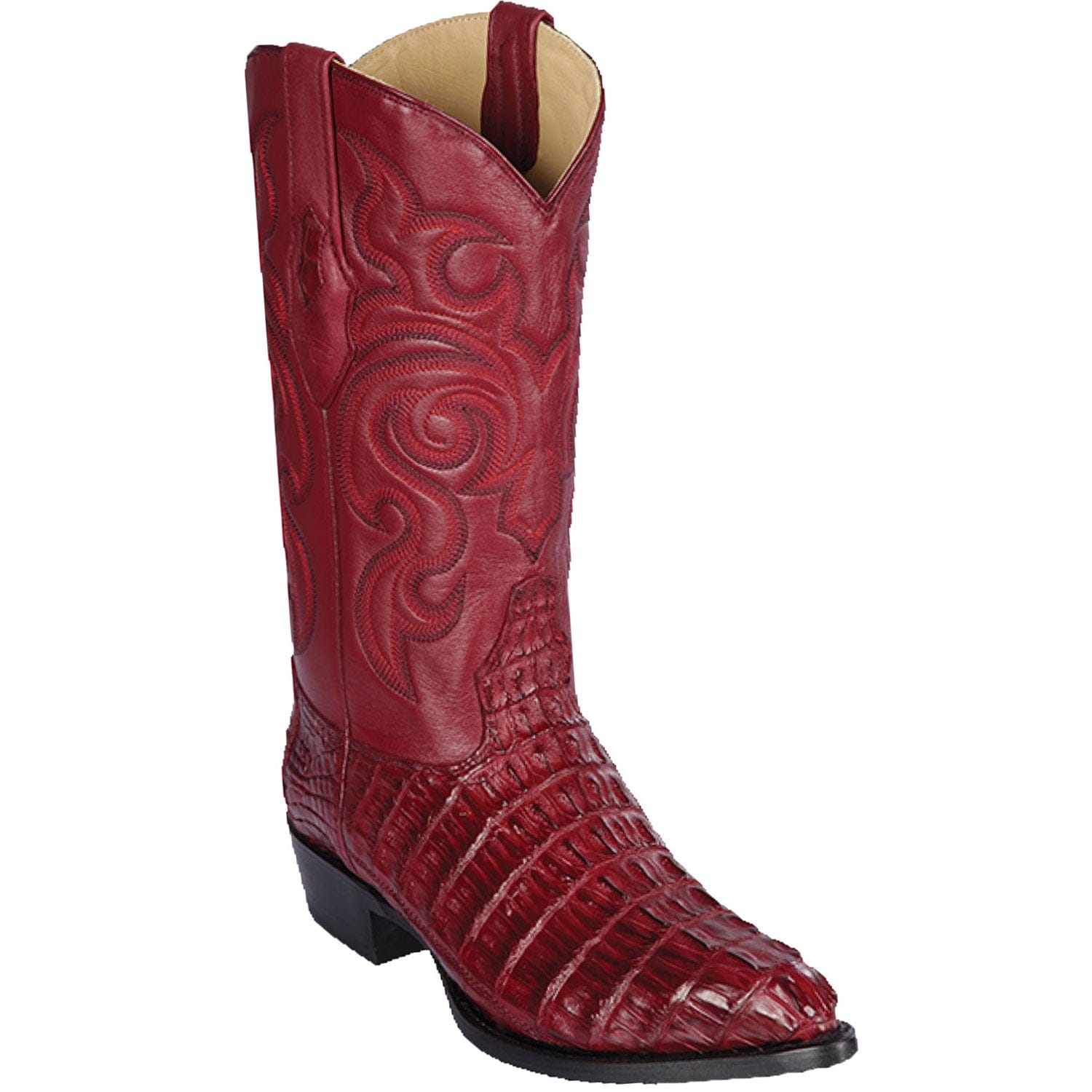 Men's Los Altos Caiman Tail J Toe Boots 9901-A - 6