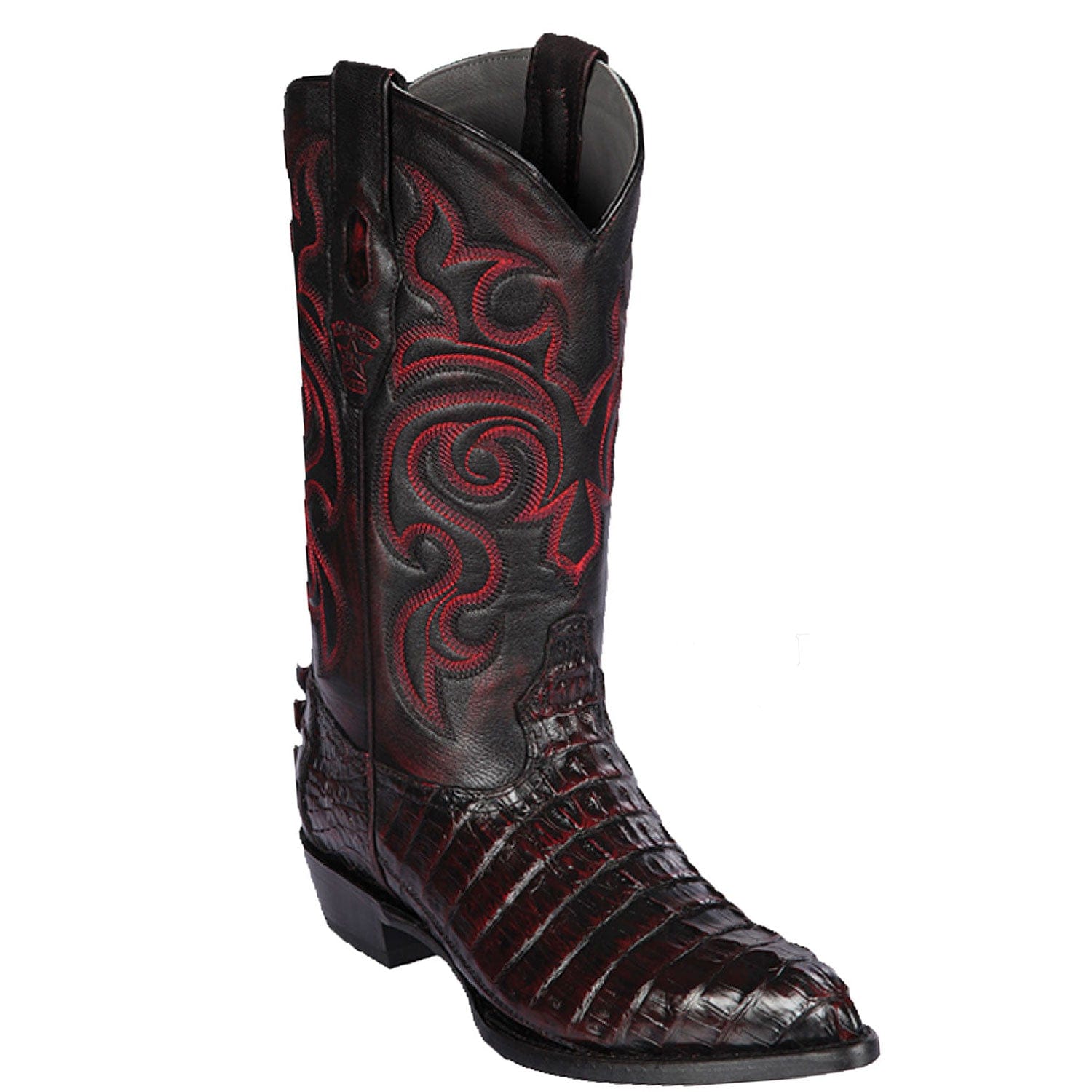 Men's Los Altos Caiman Tail J Toe Boots 9901-B - 6