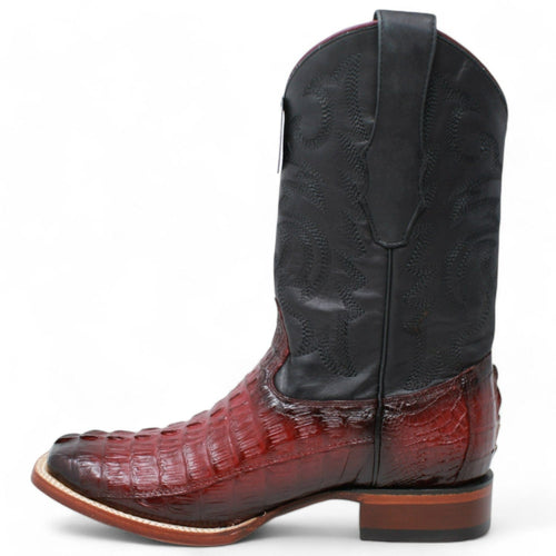 Men's Los Altos Caiman Tail Wide Square Toe Boot 8220143