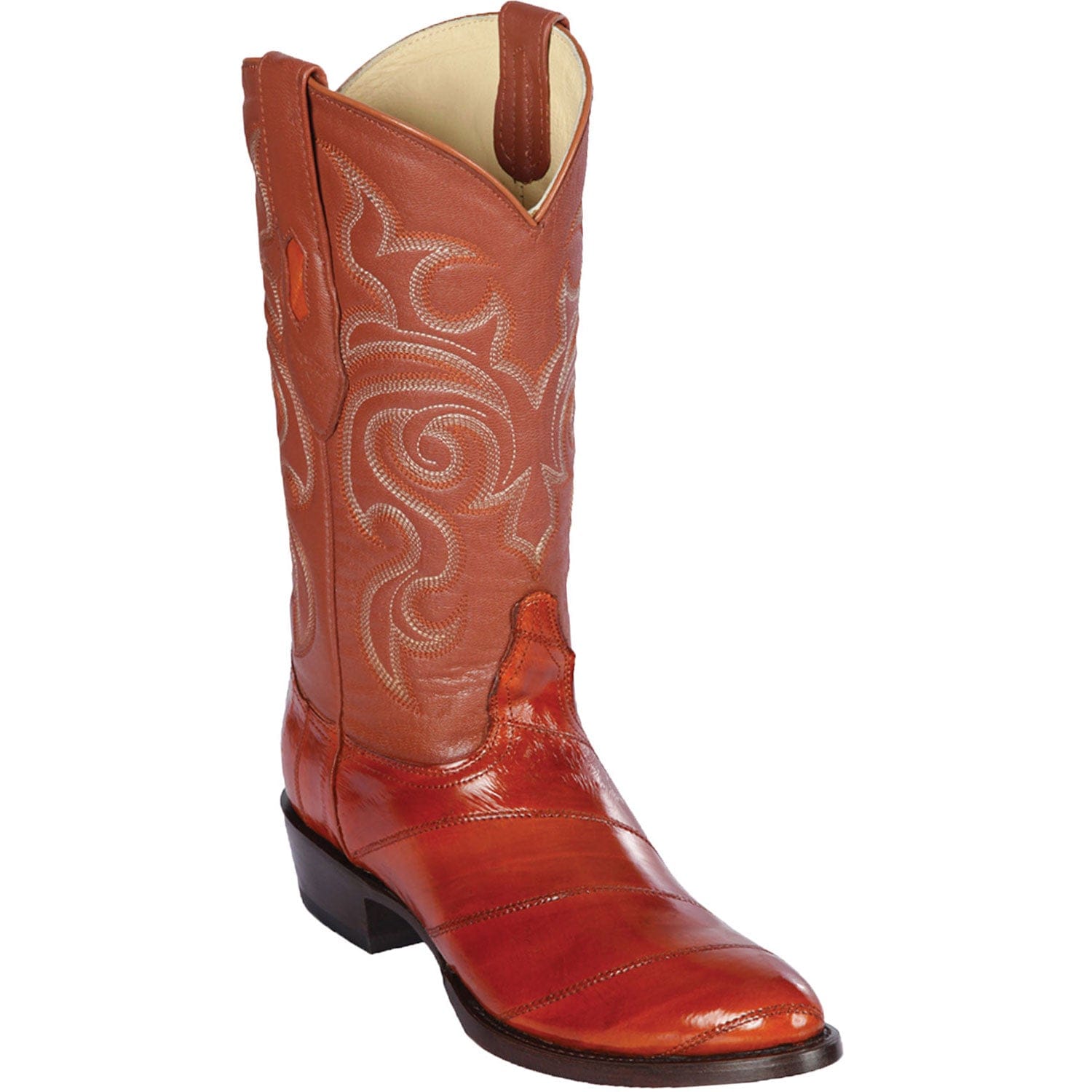 Men's Los Altos Eel Skin Round Toe Boots 6508 - 6