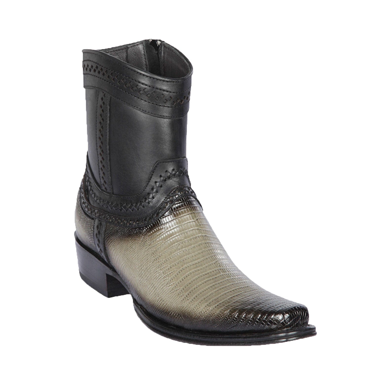Men's Los Altos Lizard Skin European Toe Short Boots 76B07 - 6