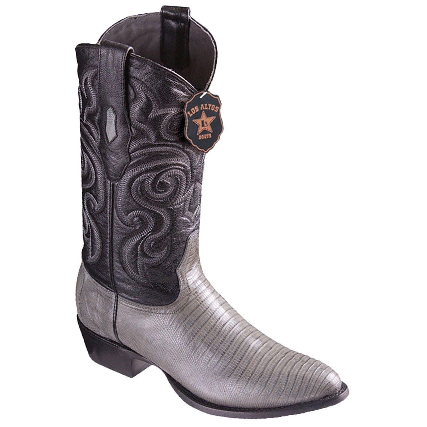 Men's Los Altos Lizard Skin Round Toe Boots 6507 - 6