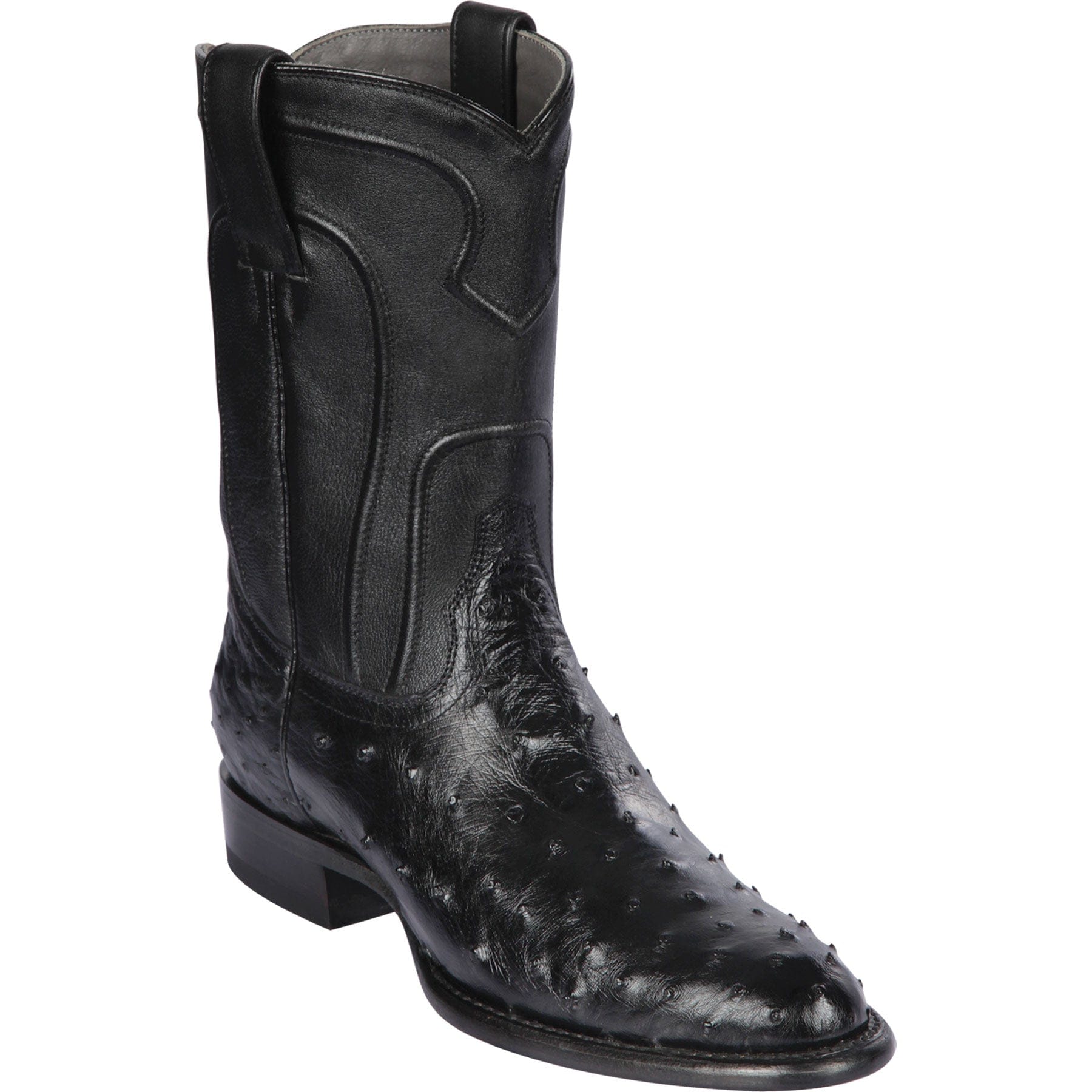Men's Los Altos Original Full Quill Ostrich Boots Roper Toe 6903 - 6