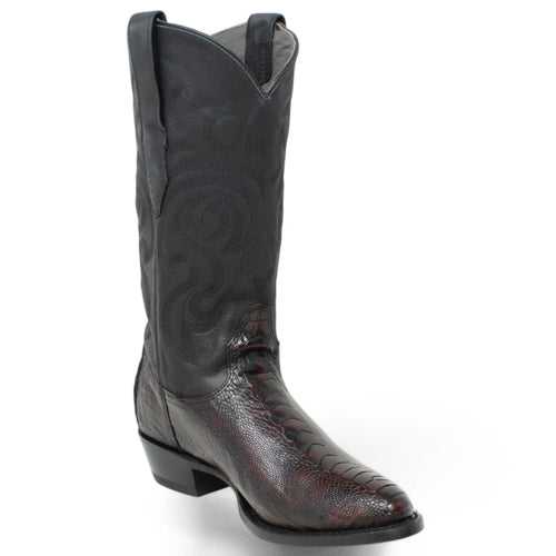 Men's Los Altos Original Ostrich Leg Round Toe Boots
