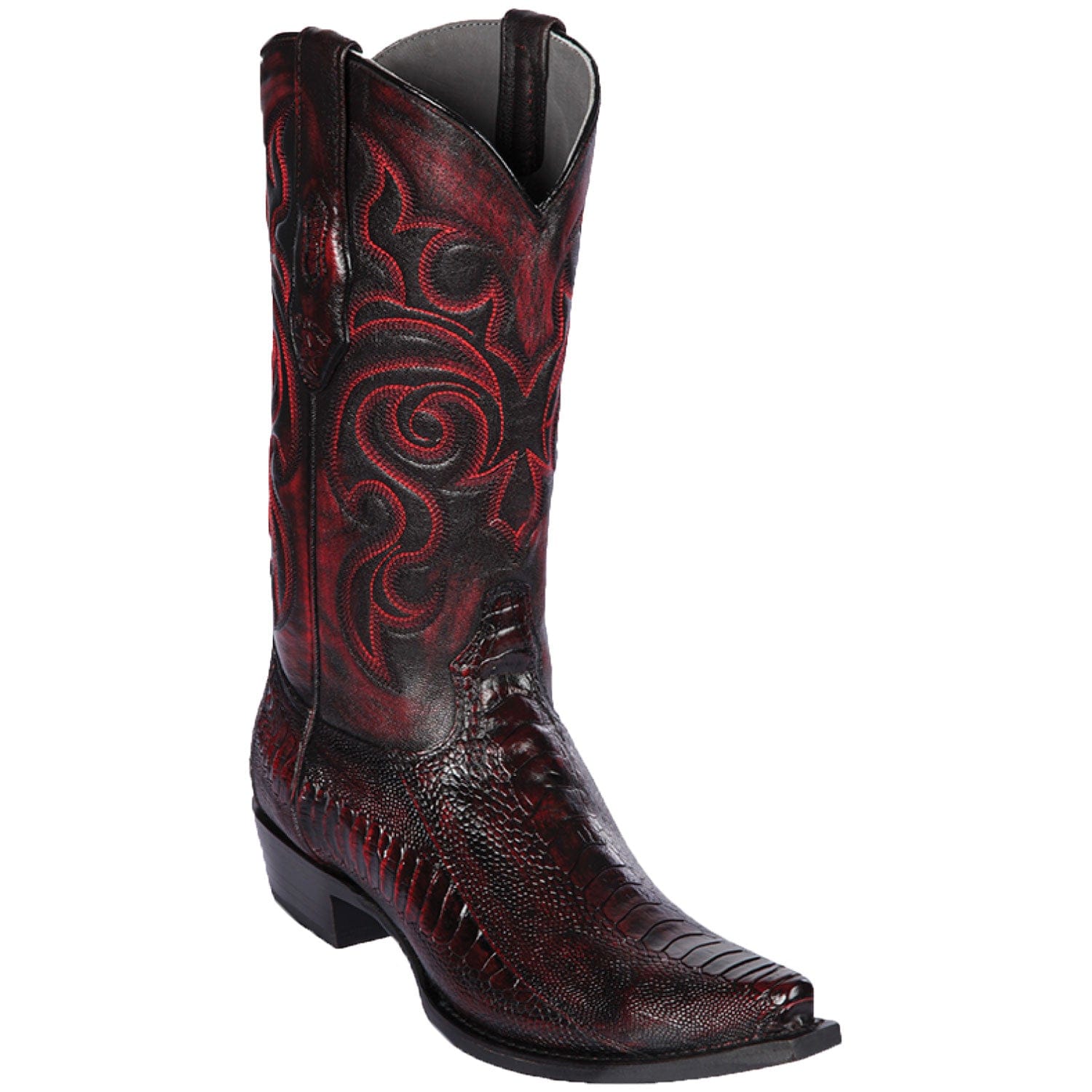 Men's Los Altos Original Ostrich Leg Snip Toe Boots 9405-A - 6