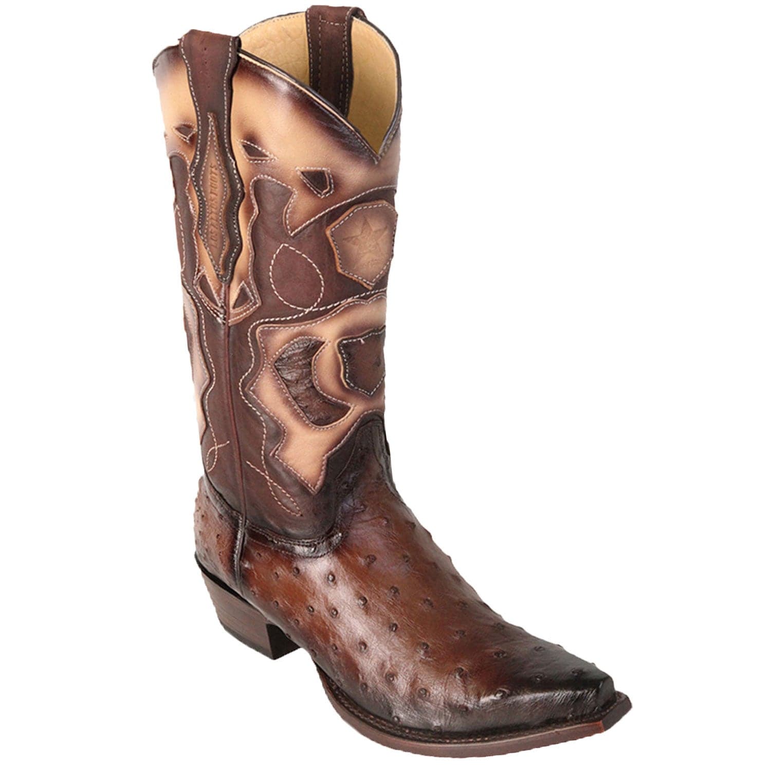 Men's Los Altos Original Ostrich Snip Toe Boots 94R03 - 6