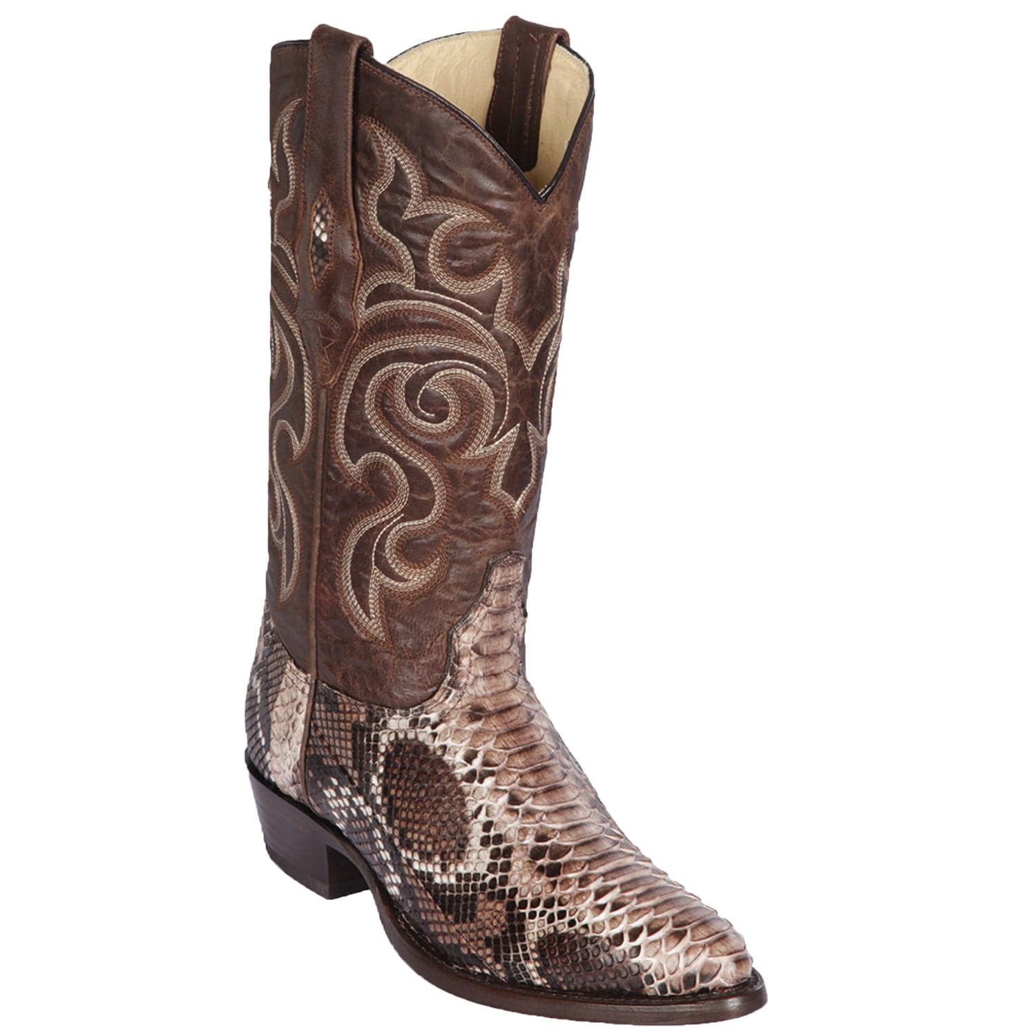 Men's Los Altos Python Round Toe Boots 6557 - 6