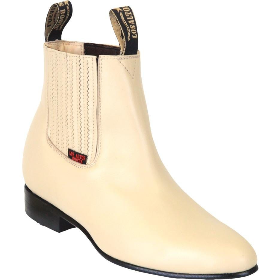 Los Altos Deer Skin Ankle Boots LAB-6151-B - 6