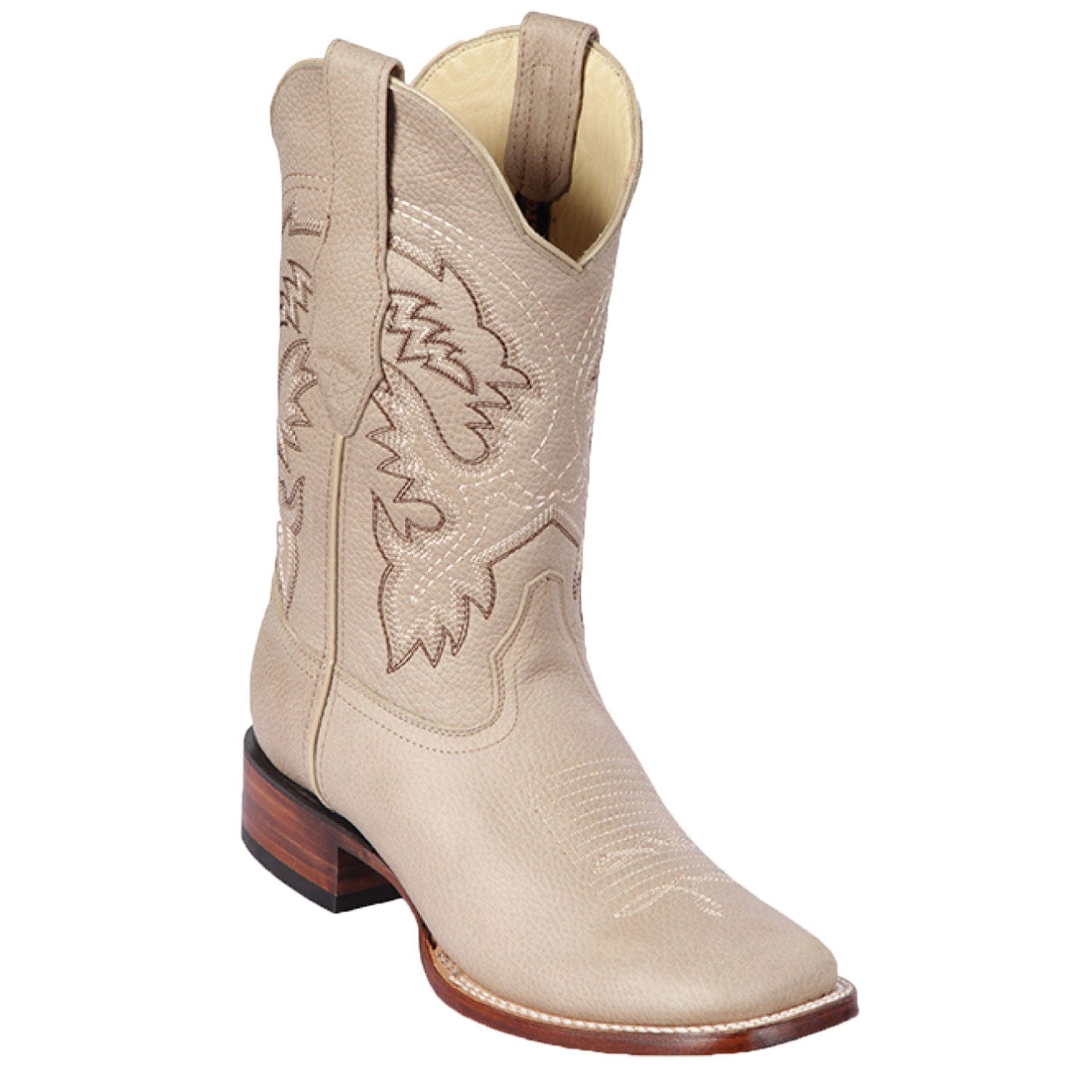 Los Altos Genuine Leather Wide Square Toe Boot 82227 - 6