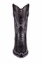 Los Altos Boots Caiman Tail Black Pointed Toe Cowboy Boots-New Designer Collection