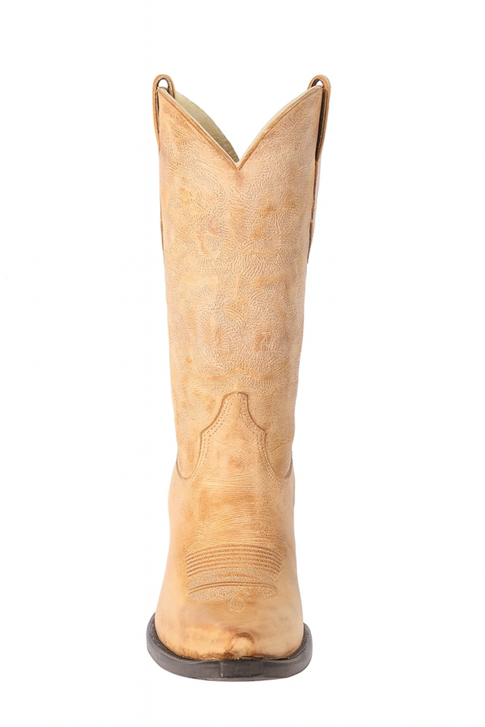 Los Altos Boots - Mens Dress Cowboy Boot - Low Priced Vintage Snip Toe Western Boots - in Honey-New Designer Collection