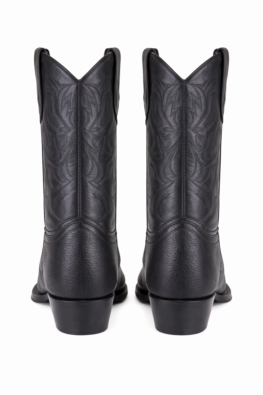 Los Altos Boots Shark R-Toe Black Cowboy Boots-New Designer Collection - US 8.0 Standard/D/ Medium / Eu:41-42