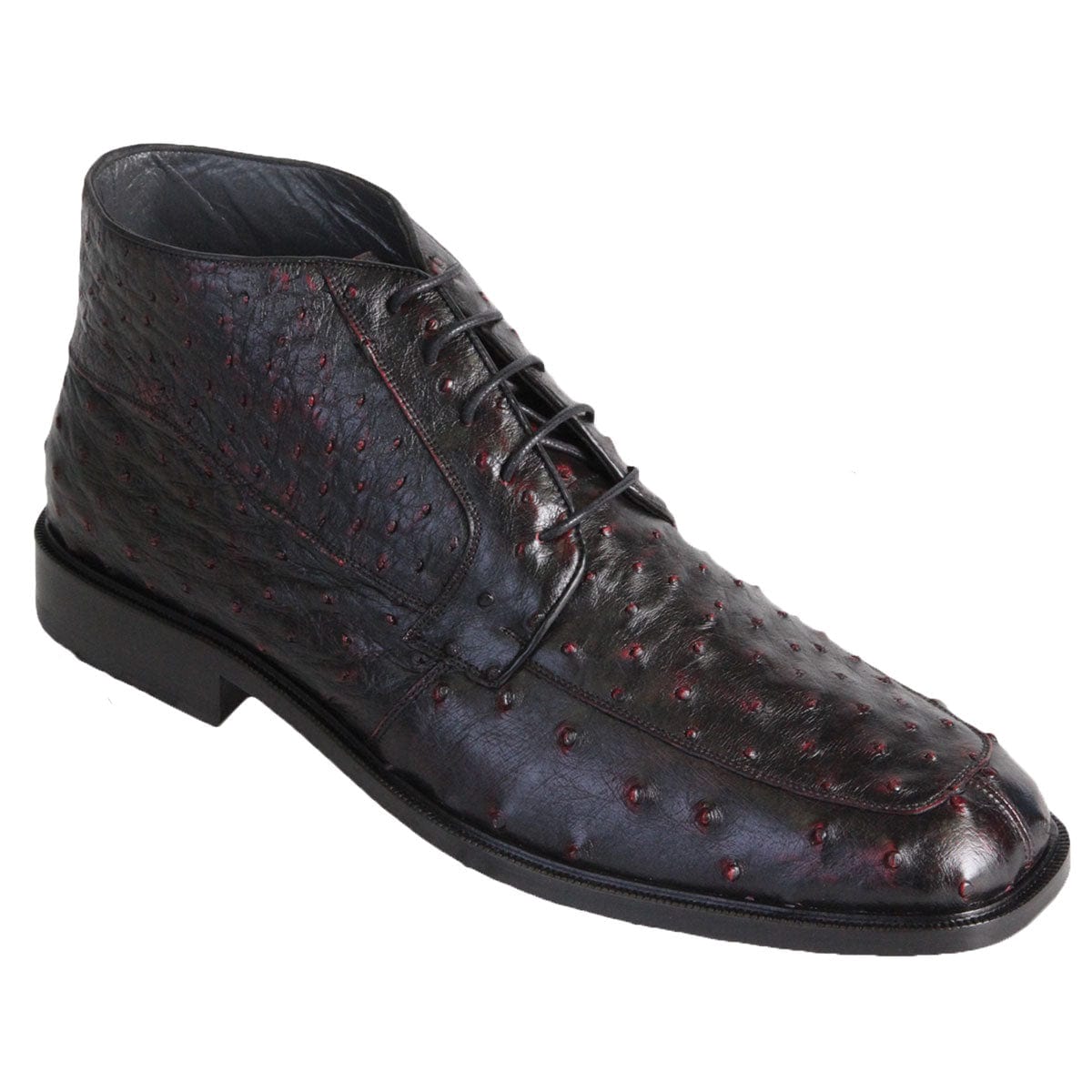 Men's Original Exotic Ostrich Skin ShoeS LAB-ZA30603 - 6