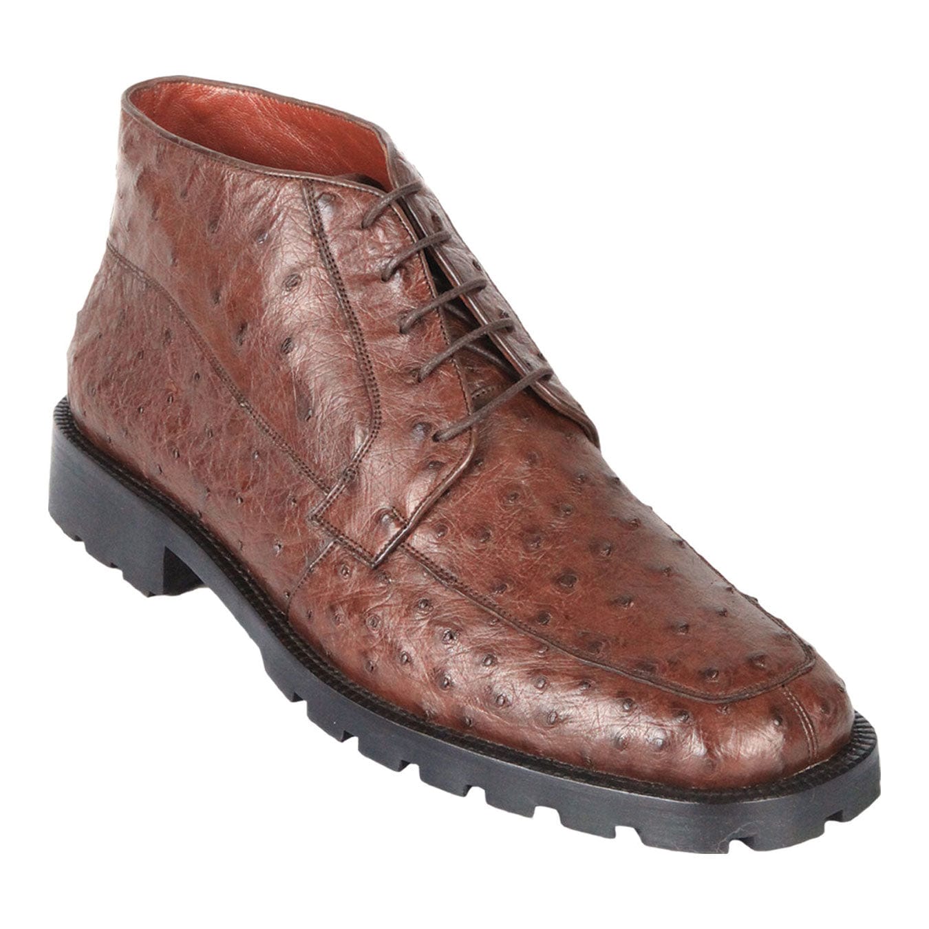 Men's Original Exotic Ostrich Skin Shoes LAB-ZA20603 - 6