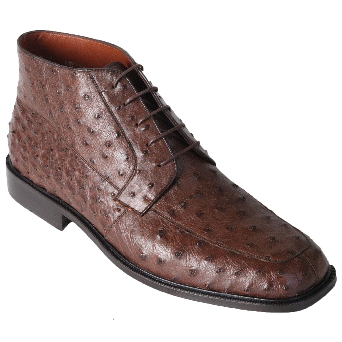 Men's Original Exotic Ostrich Skin ShoeS LAB-ZA30603 - 6