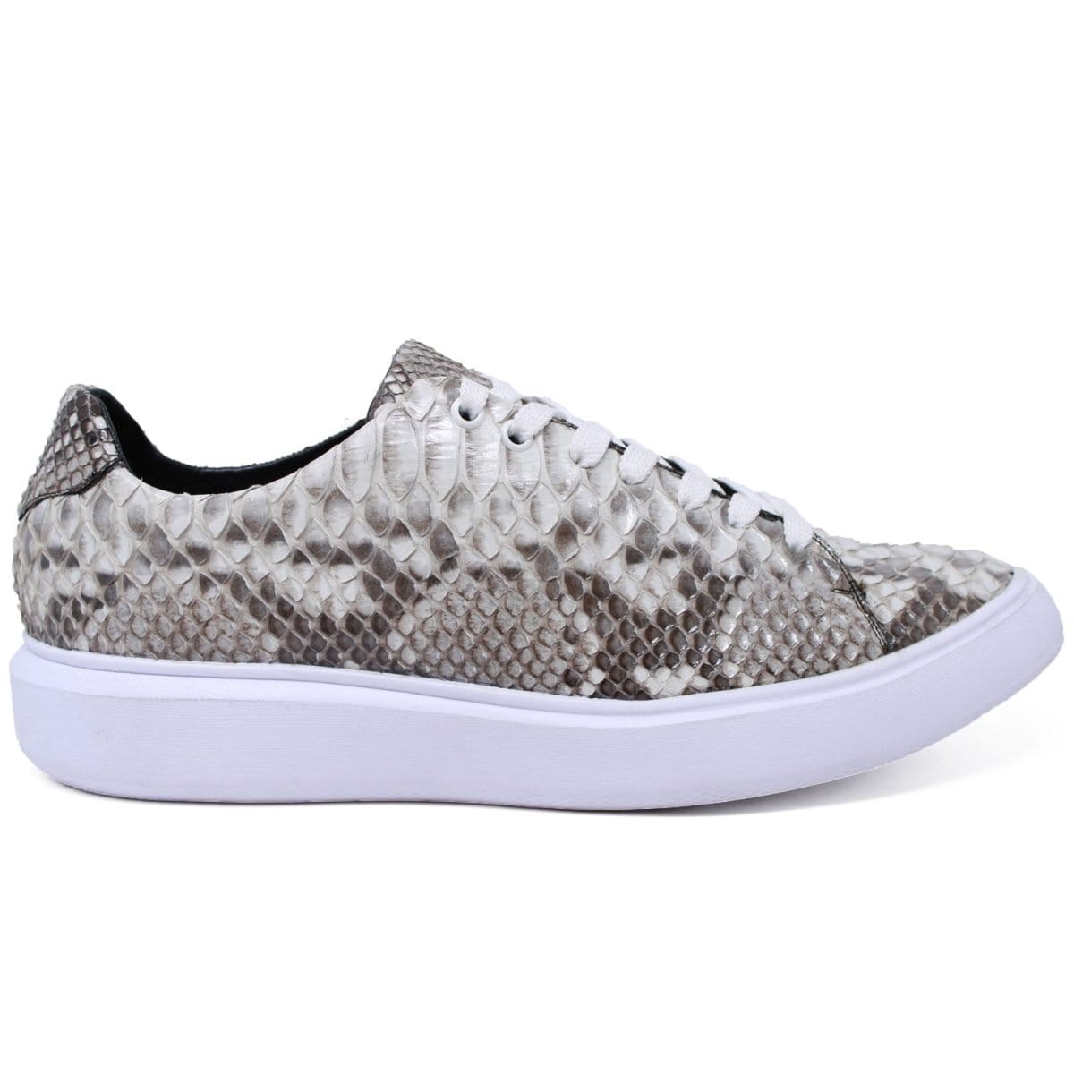 Men's Genuine Full Python Skin Sneakers - Natural LAB-ZSM025749 - 6