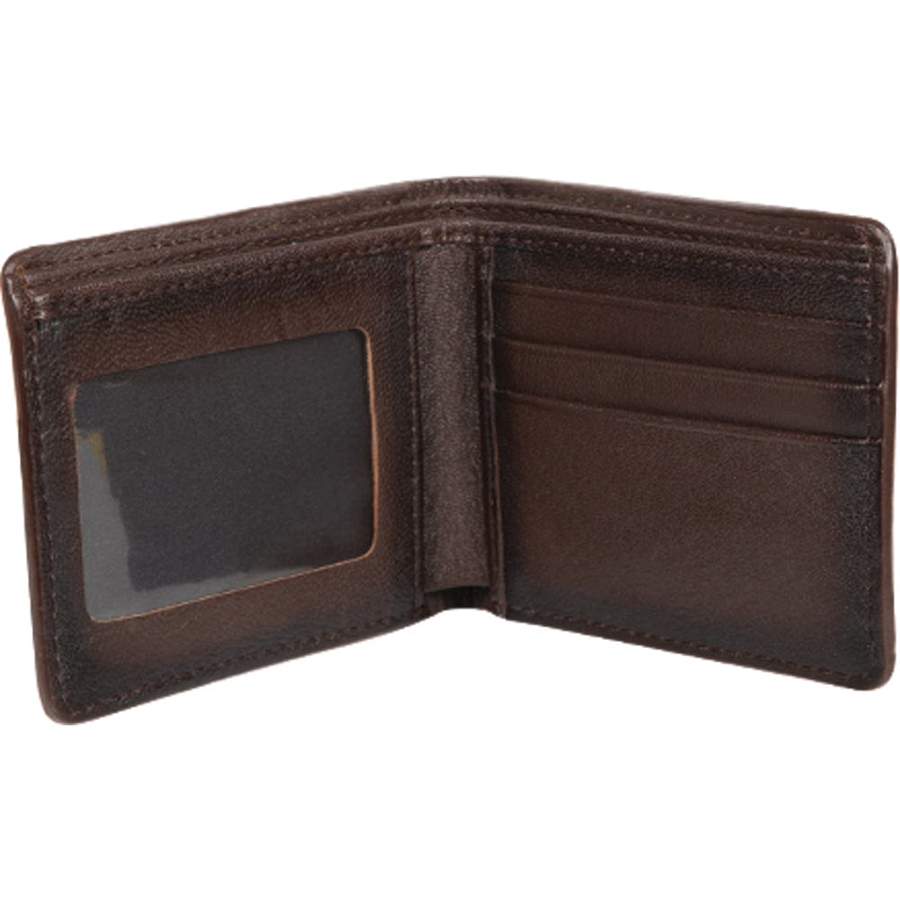 Los Altos Caiman Skin Wallet CA58207 - Brown