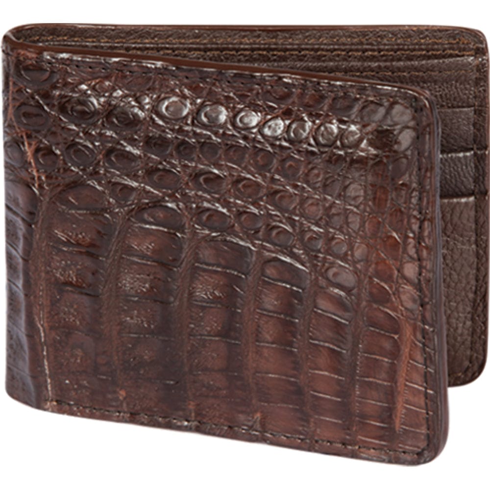 Los Altos Caiman Skin Wallet CA10207 - Brown