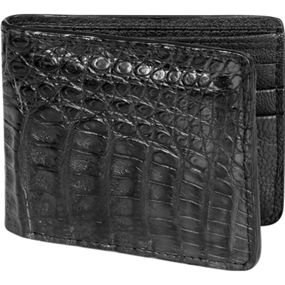 Los Altos Caiman Skin Wallet CA10205 - Black