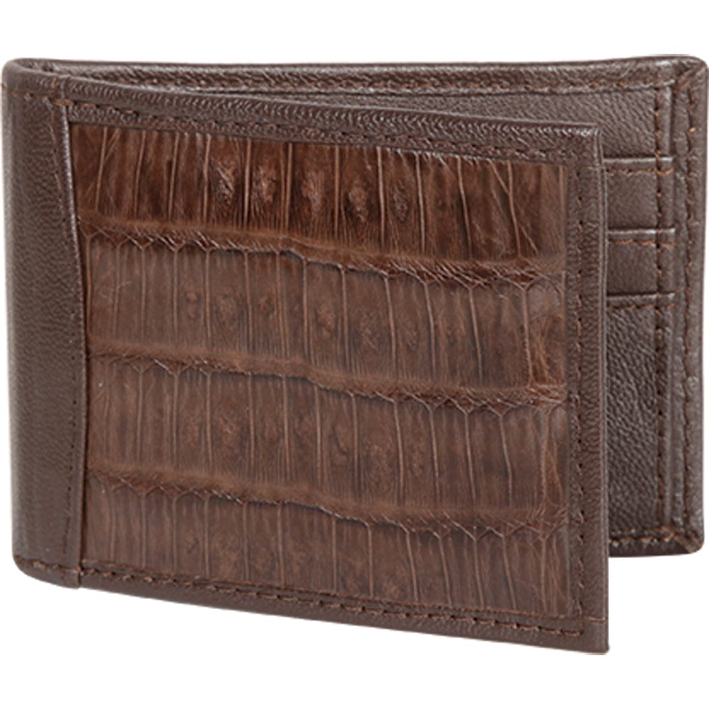 Los Altos Caiman Skin Wallet CA48207 - Brown