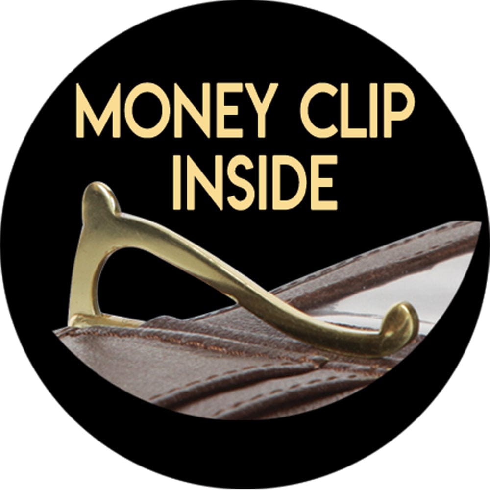 Los Altos Caiman Skin Wallet CA48207 - Brown