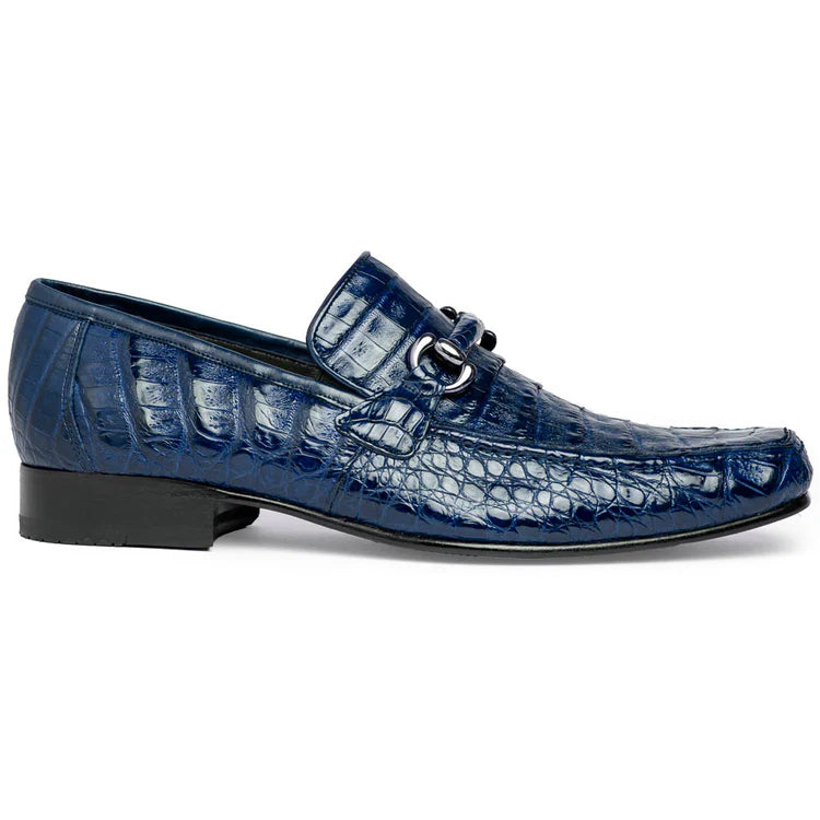 Los Altos Caiman Bit Loafers Navy - 6