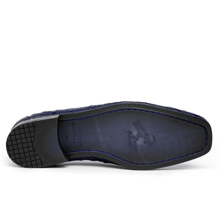 Los Altos Caiman Bit Loafers Navy - 6