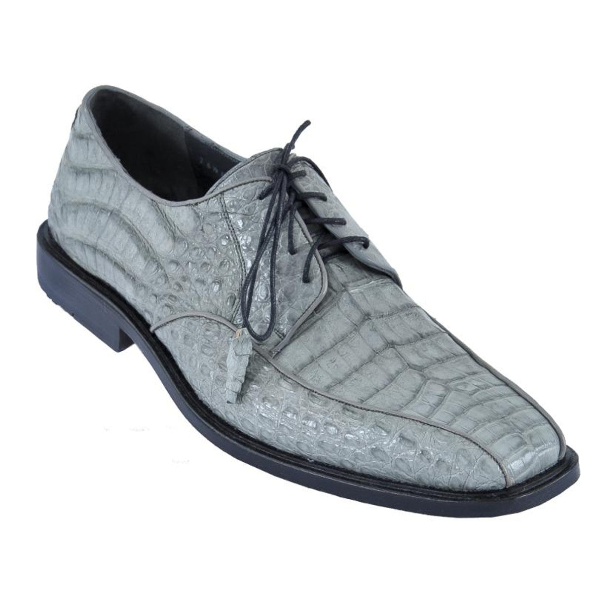 Los Altos Gray Crocodile Bike Toe Shoes Gator Shoes - 8