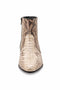Los Altos Men’s Natural Genuine Python Snakeskin Leather Ankle Boots-New Designer Collection