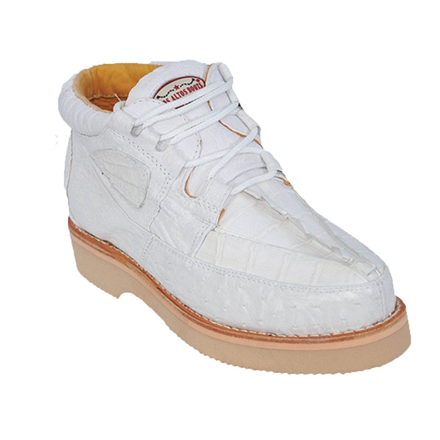 Men's Los Altos Caiman and Ostrich Skin Shoe ZA050228 - 6