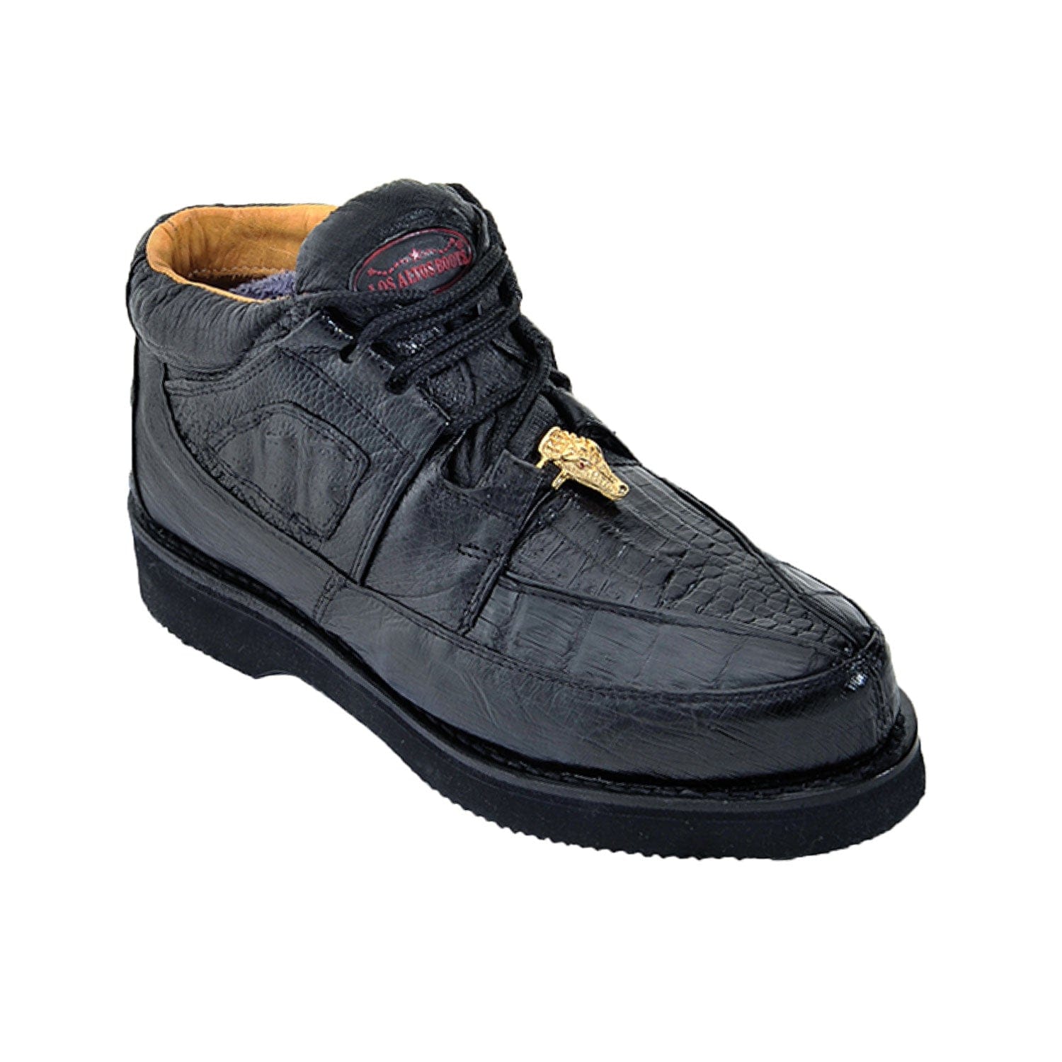 Men's Los Altos Caiman and Smooth Ostrich Skin Shoe ZA052805 - 6