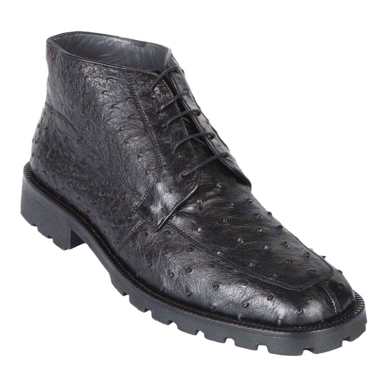 Men's Original Exotic Ostrich Skin Shoes LAB-ZA20603 - 6