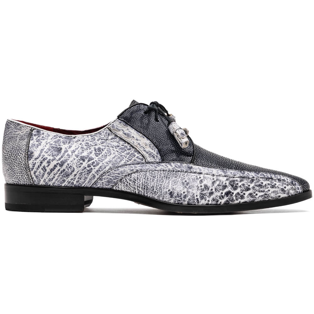 Marco Di Milano Lucca Newspaper Ostrich & Stingray Shoes - 10