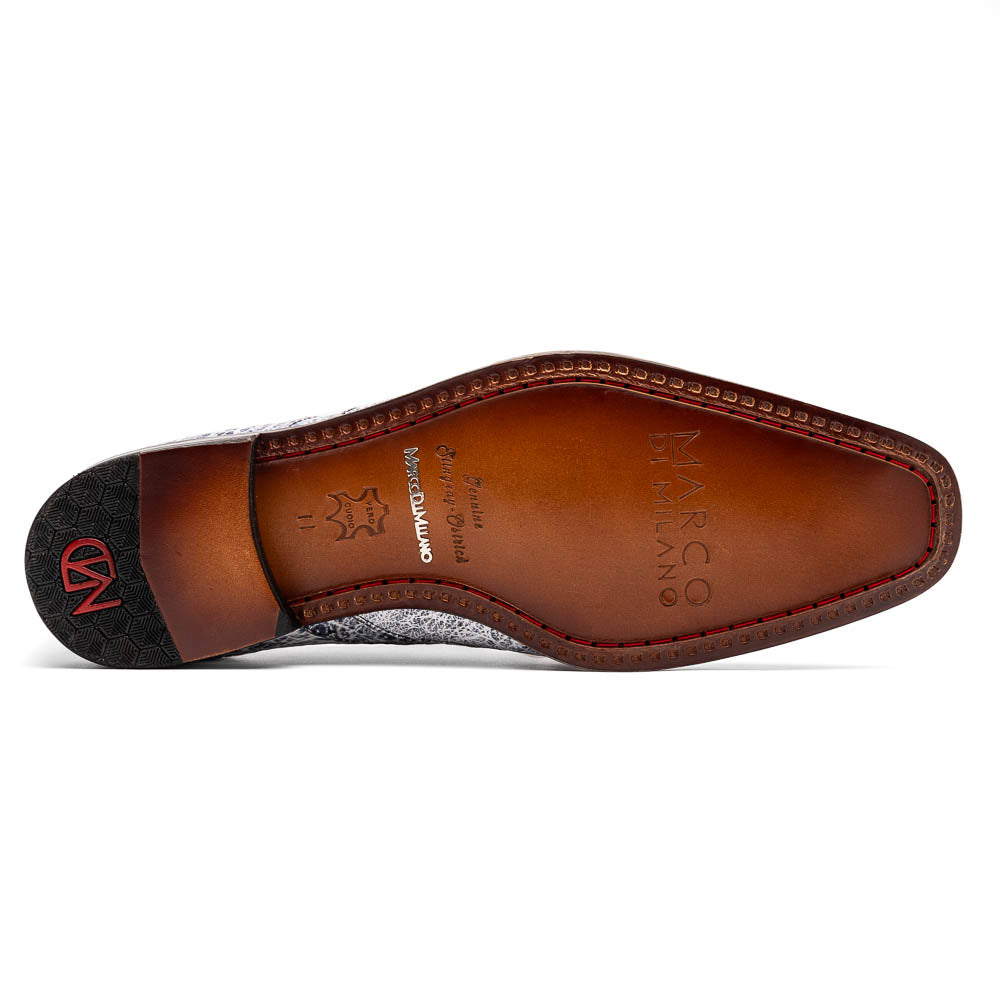 Marco Di Milano Lucca Newspaper Ostrich & Stingray Shoes - 10