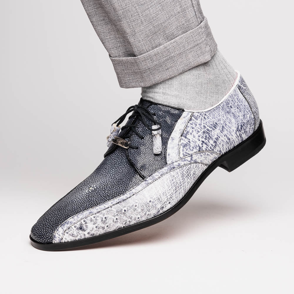 Marco Di Milano Lucca Newspaper Leather Dress Shoe