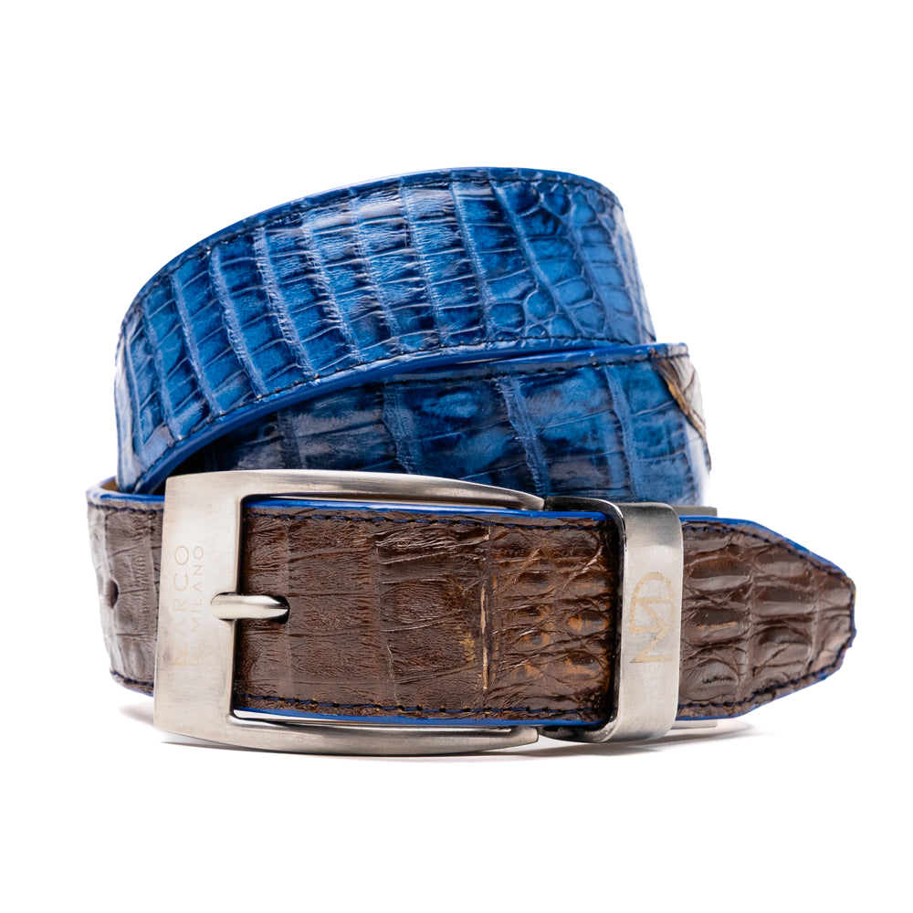 Marco Di Milano Luciano Belt Navy / Brown - 36