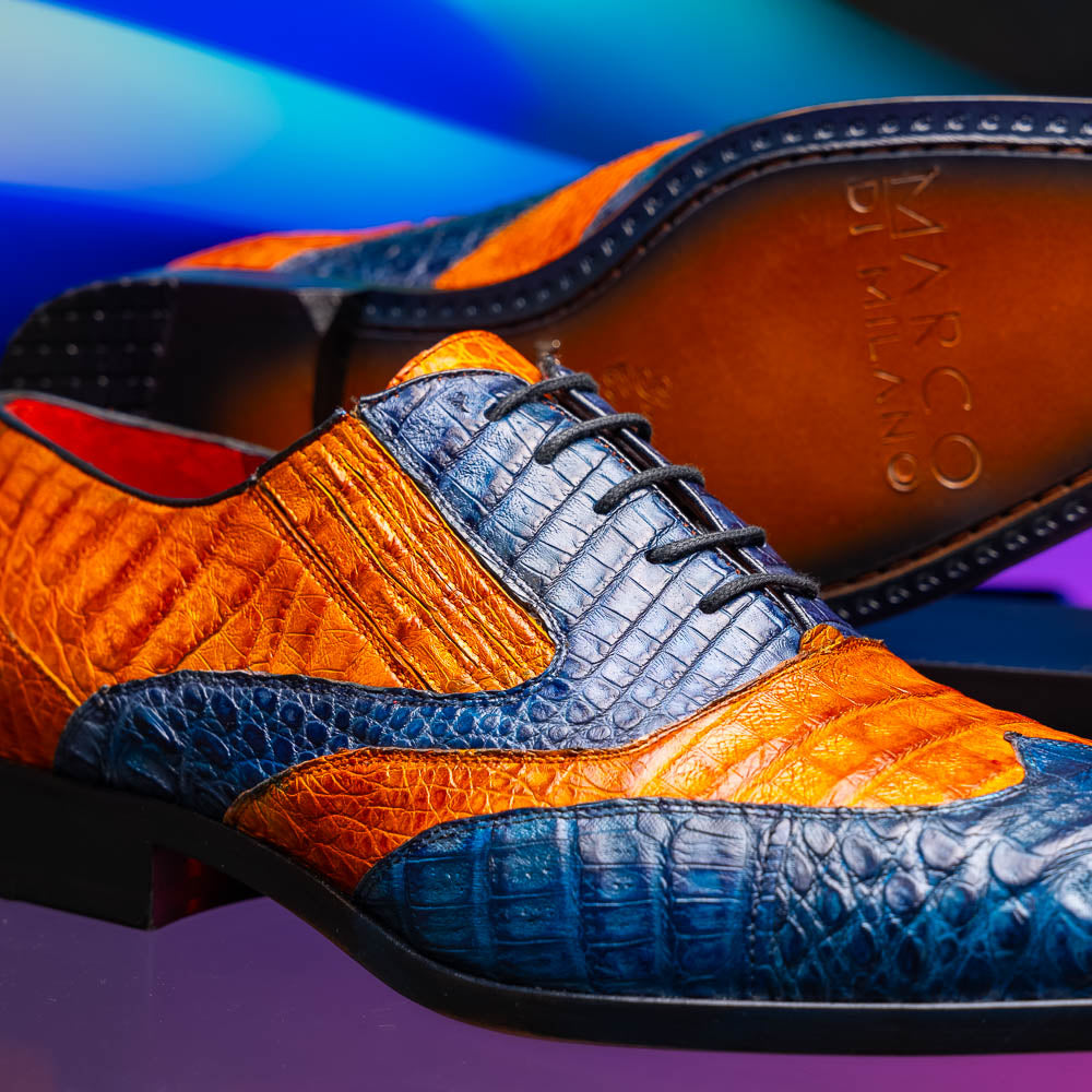 Marco Di Milano Luciano Blue / Brandy - 8 USA