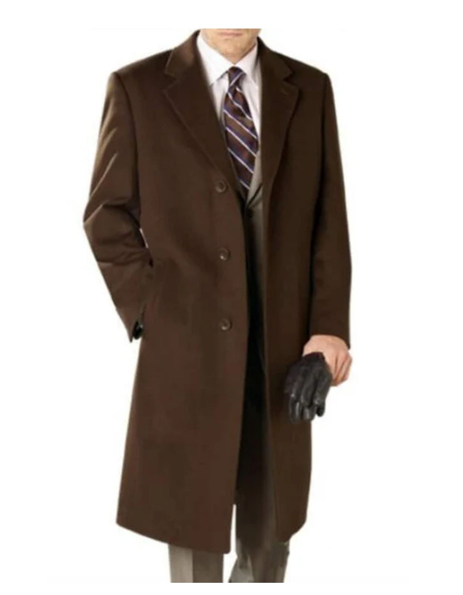 Luxurious High-crafted professionally 30% Premium Top men's Overcoat Coco Chocolate brown Price