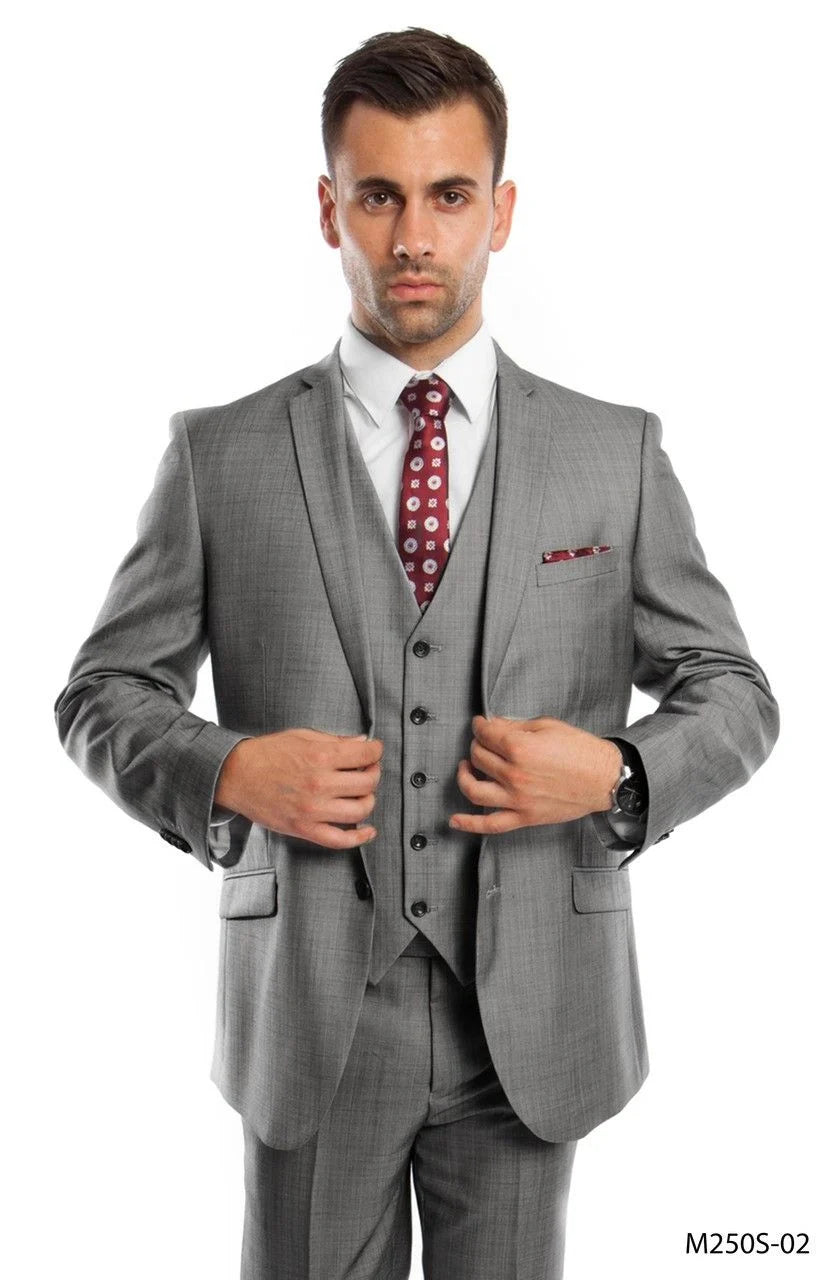 Formal  Tazio Men's 3 Piece Slim Fit Executive Business Suit Classy Formal Look