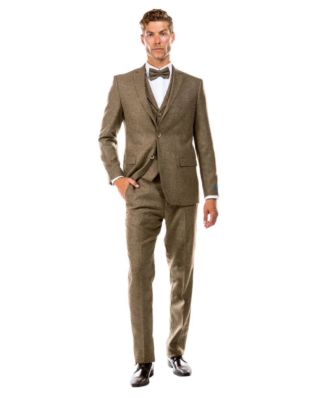 Sean Alexander Men's Tweed 3-Piece Executive Suit