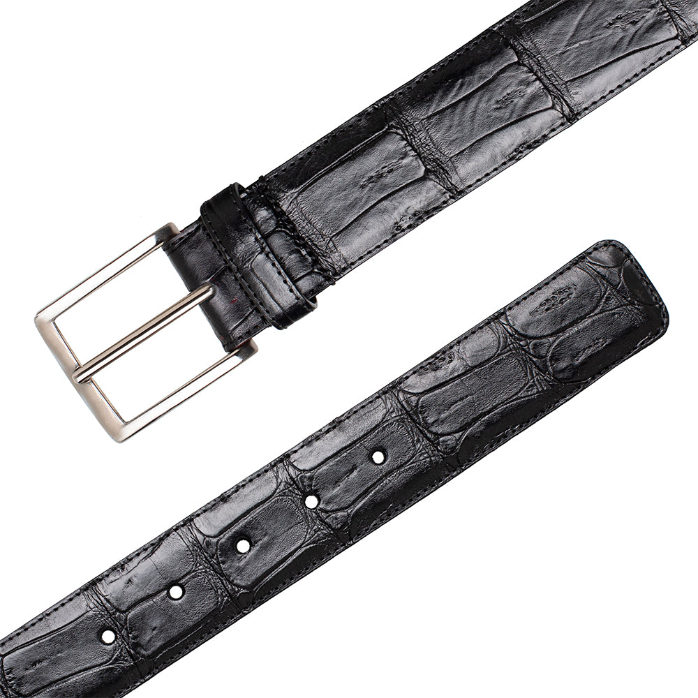 Mezlan Crocodile Belt - Luxury Classic Belt - 34
