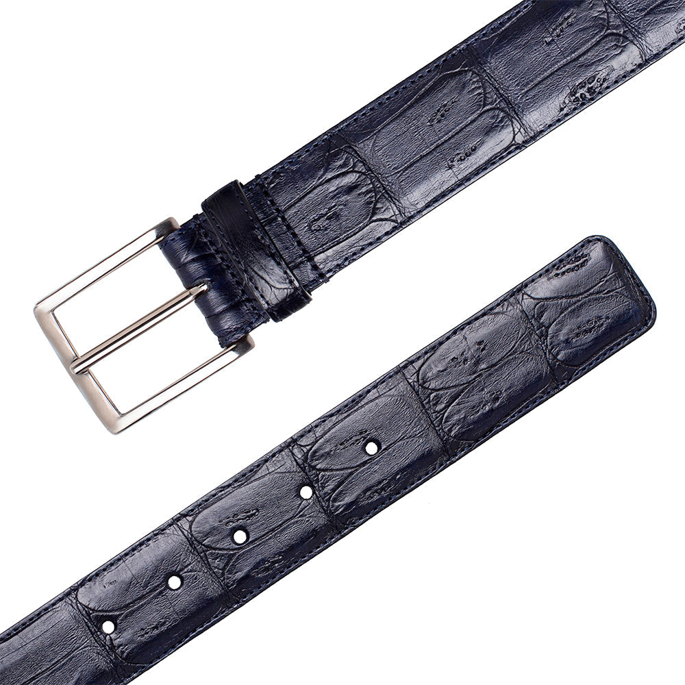 Mezlan Crocodile Belt - Luxury Classic Belt - 34