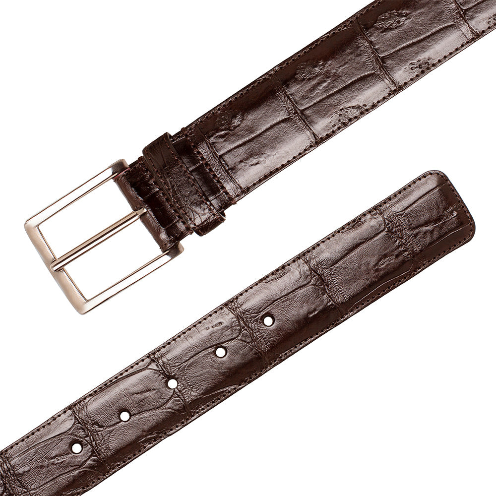Mezlan Crocodile Belt - Luxury Classic Belt - 34