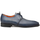 Mezlan Principe Patina Leather Derby Grey / Rust