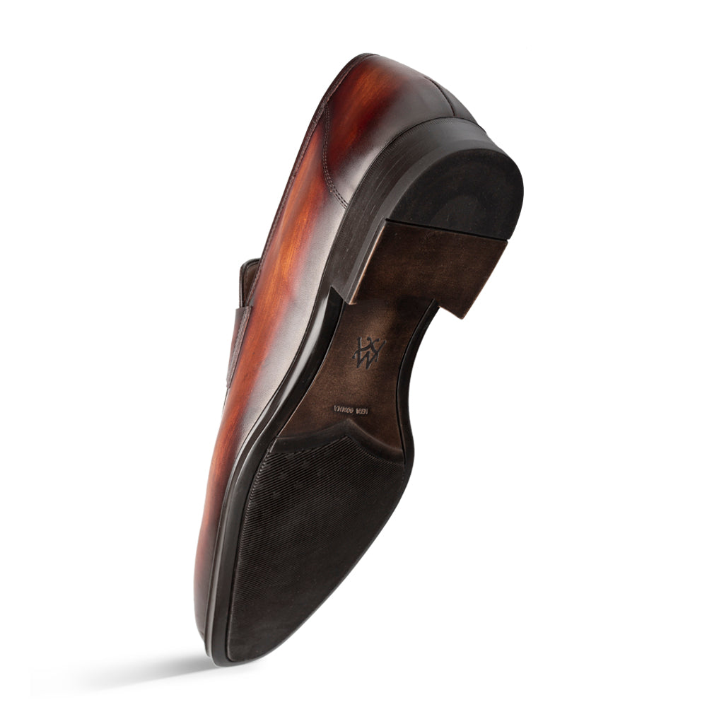 Mezlan Avenue Rubber Sole Penny Loafer - 8