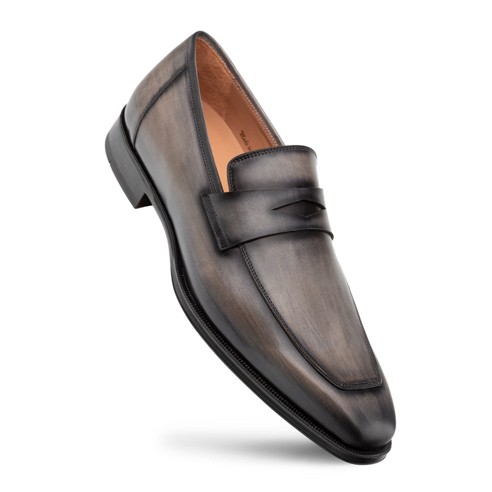 Mezlan Avenue Rubber Sole Penny Loafer - 8