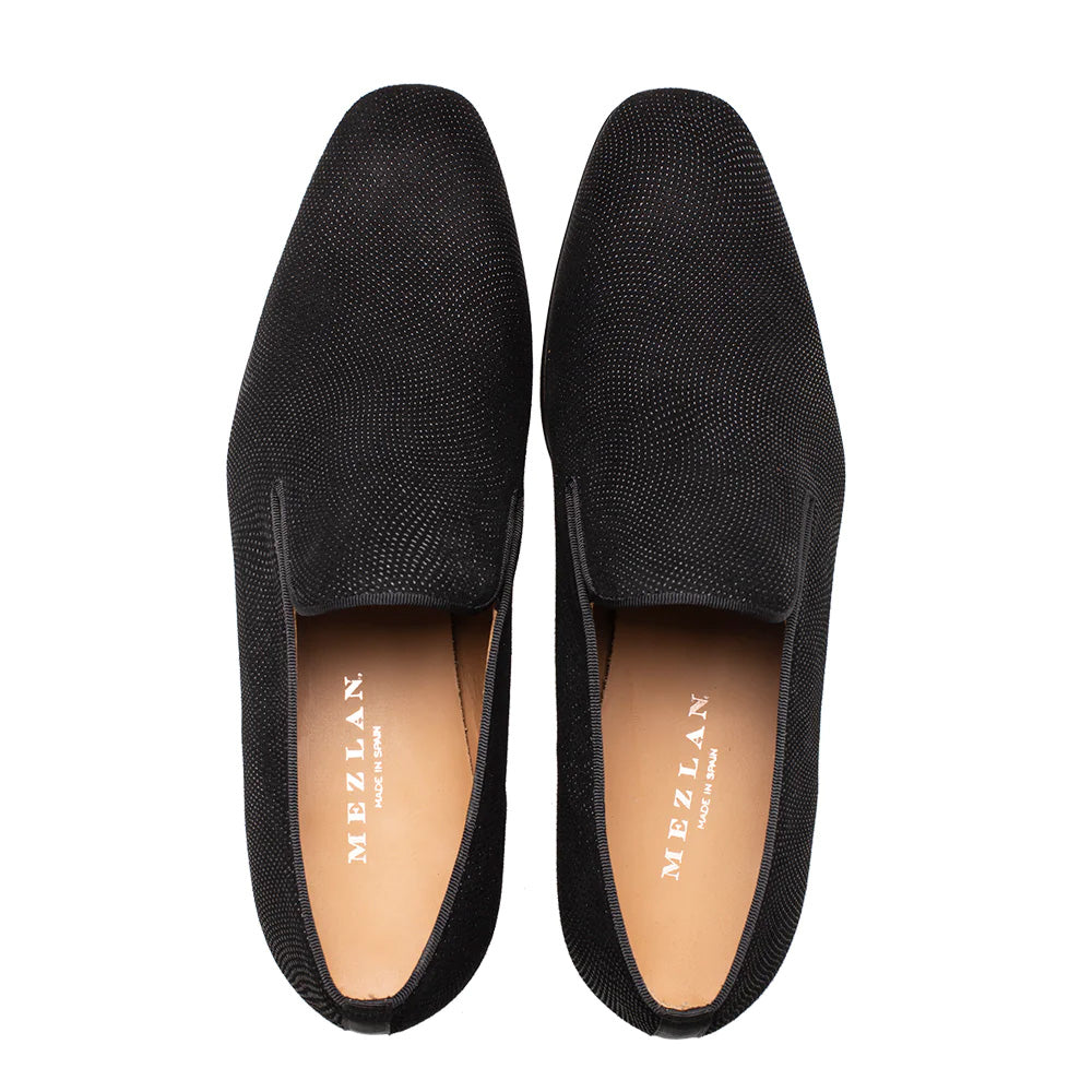 Mezlan Notte Glass Suede Slip On - Medium