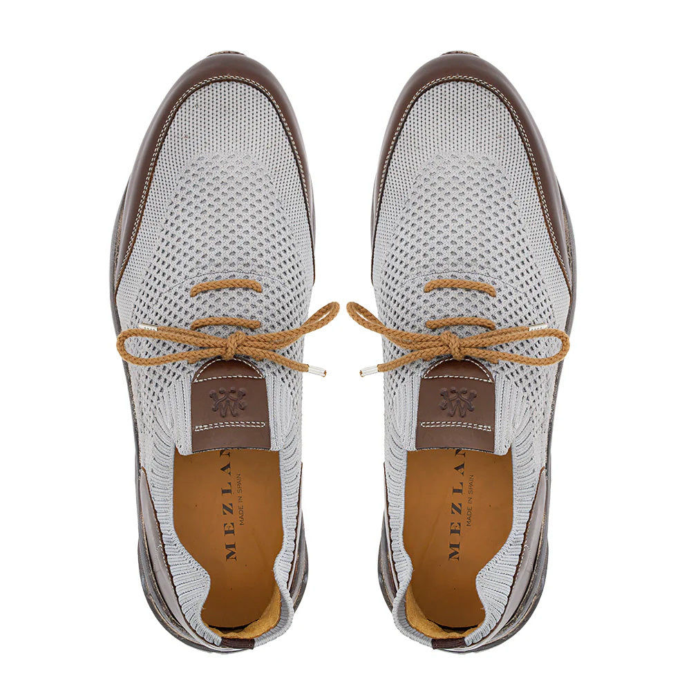 Mezlan Piedra Knitted Sneaker Brown / Grey (21027) - Medium