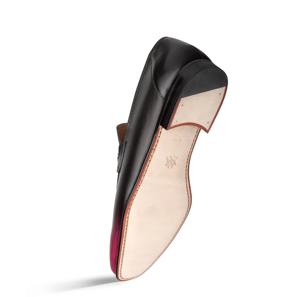 Mezlan Brunello Two-Tone Bit Loafer Red / Black (21100) - Medium