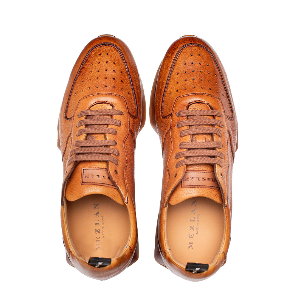 Mezlan Gerardo Deerskin Sneaker - Luxury Leather Casual Shoe - 11